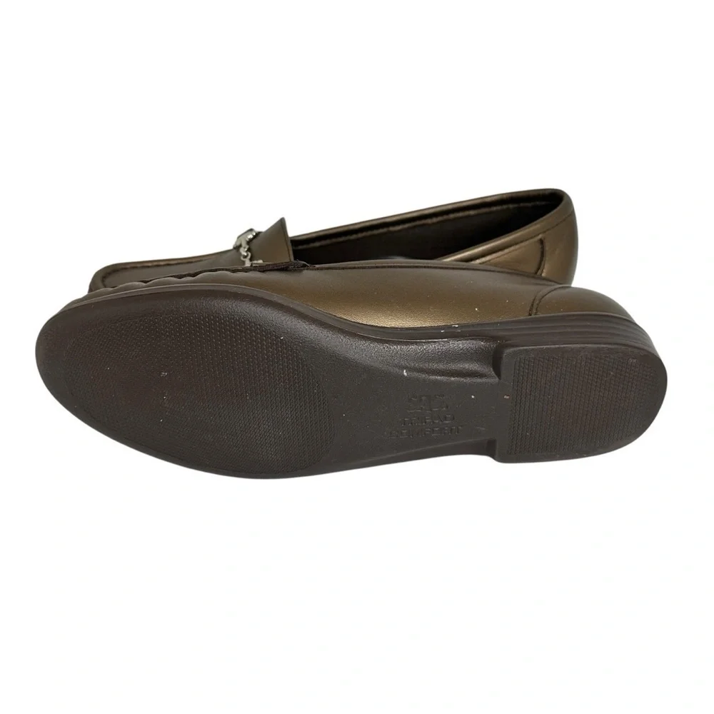 SAS Metro M Bronze Horse-bit  Loafers size 7-1/2 N